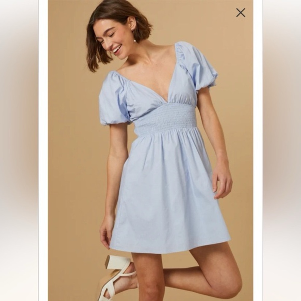 Altar’d State Periwinkle Mini Dress